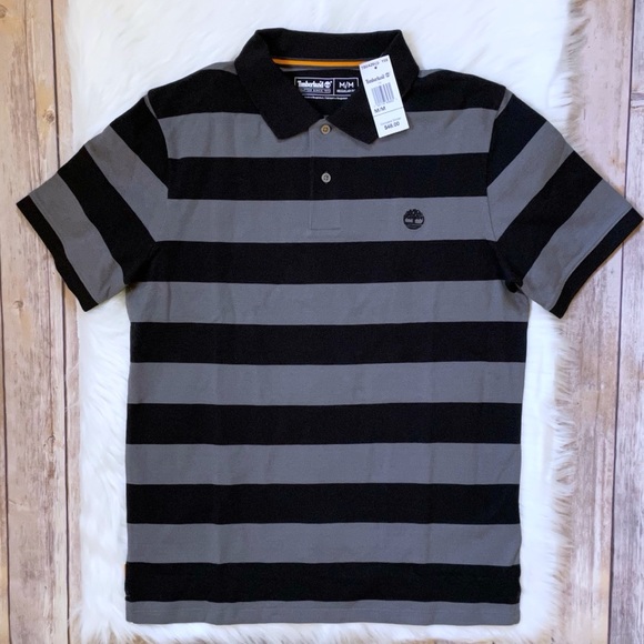Timberland Men’s Striped Polo Shirt - Picture 2 of 7